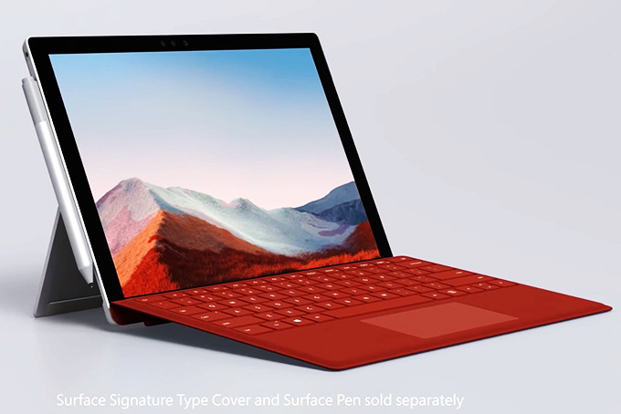  Surface Pro 7+ có thời lượng pin được cải thiện và song hành cùng tùy chọn kết nối LTE.