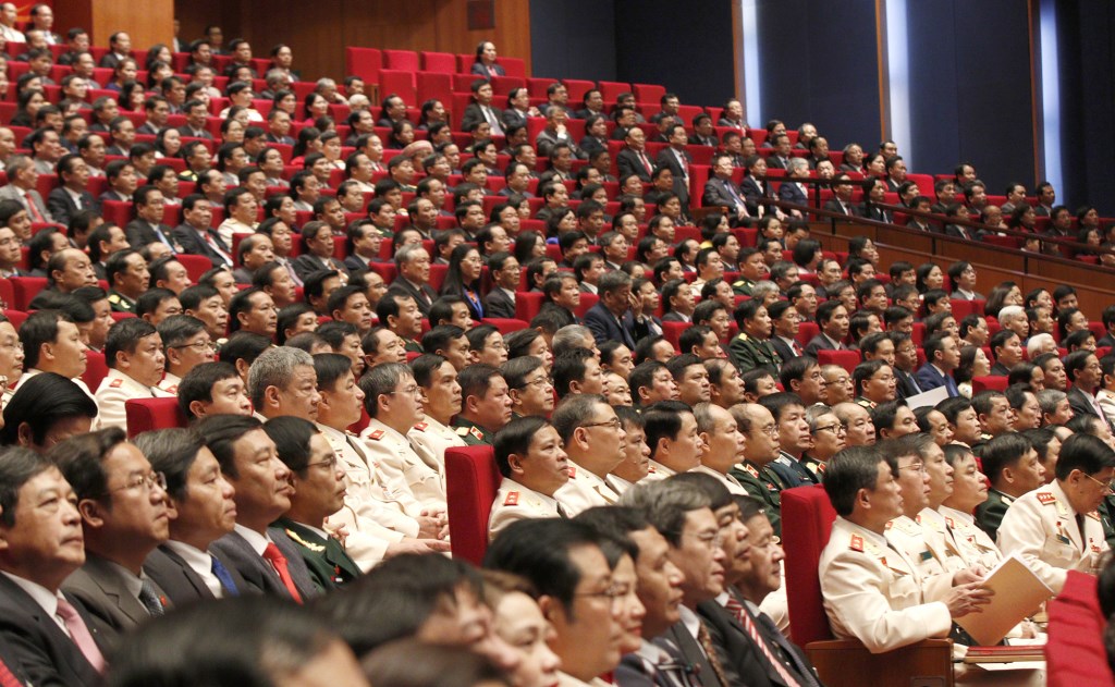 Các đại biểu dự phiên khai mạc Đại hội