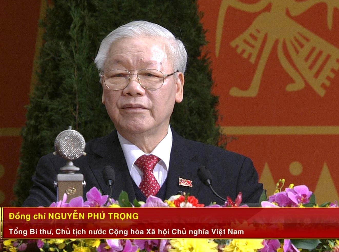Tổng Bí thư, Chủ tịch nước Nguyễn Phú Trọng phát biểu bế mạc Đại hội.
