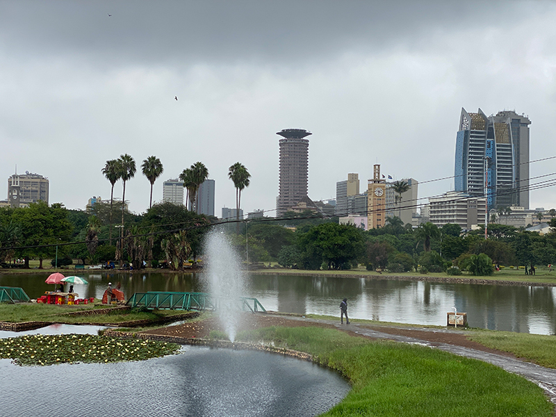 Một góc thủ đô Nairobi (Kenya)