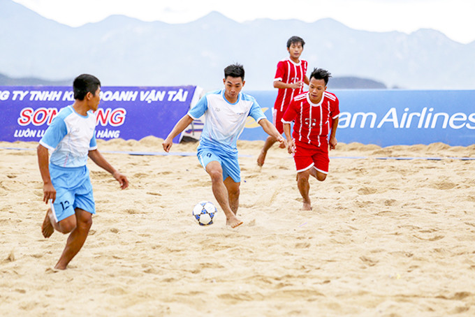 Bóng đá bãi biển là một trong số môn nằm trong chương trình đại hội. 