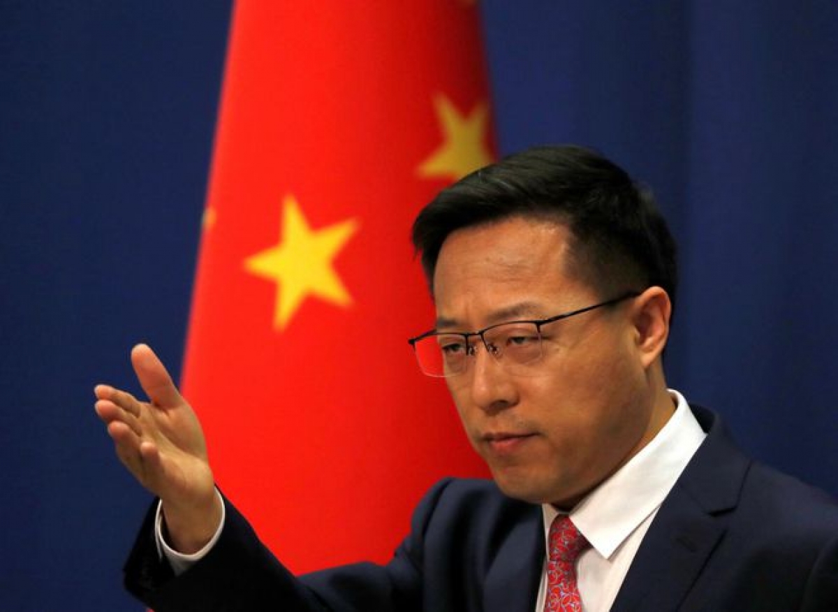 Phát ngôn viên Bộ Ngoại giao Trung Quốc Triệu Lập Kiên. (Ảnh: Reuters)