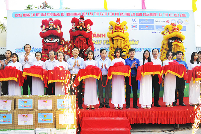 Tỉnh đoàn khánh thành công trình thanh niên tại xã Ninh Vân.