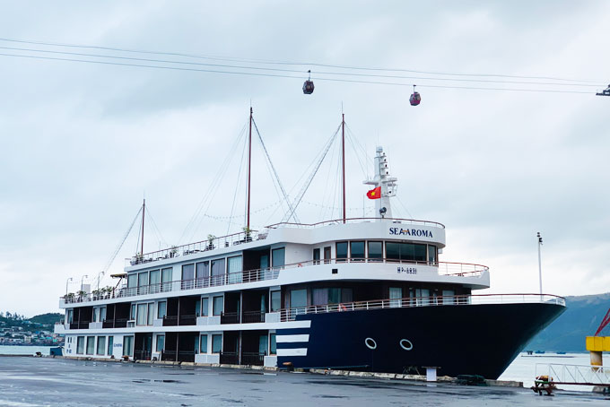 Công ty TNHH Sealife Group dự kiến sẽ dùng du thuyền Sea Aroma để triển khai dịch vụ ngủ đêm trên vịnh Nha Trang