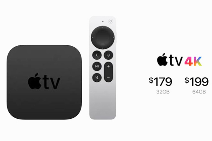 Apple TV 4K mới trình làng với giá từ 179 USD