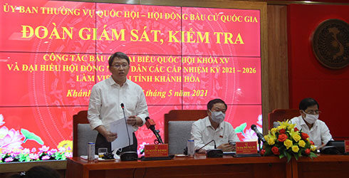 Bí thư Tỉnh ủy Nguyễn Hải Ninh cho biết, tỉnh sẽ chủ động, trách nhiệm, tích cực, tuyệt đối không lơ là chủ quan trong công tác bầu cử