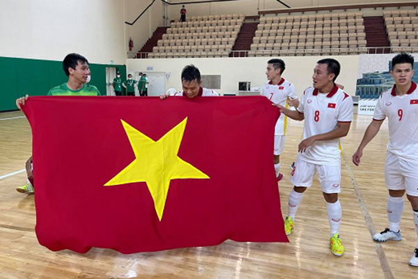 Tuyển futsal Việt Nam đã vượt qua Lebanon ở trận play-off nhờ luật bàn thắng sân khách
