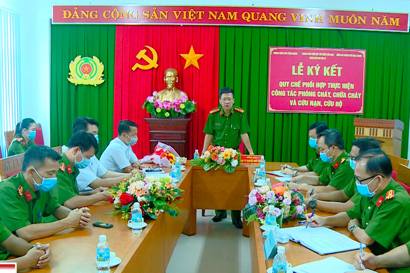 VIDEO: Ký kết quy chế phối hợp thực hiện công tác PCCC&CNCH