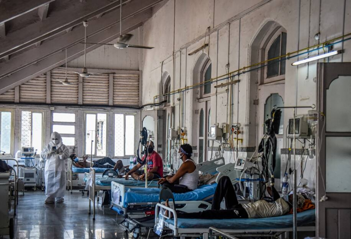 Các bệnh nhân tại bệnh viện Mumbai, Ấn Độ. Nguồn: Washington Post