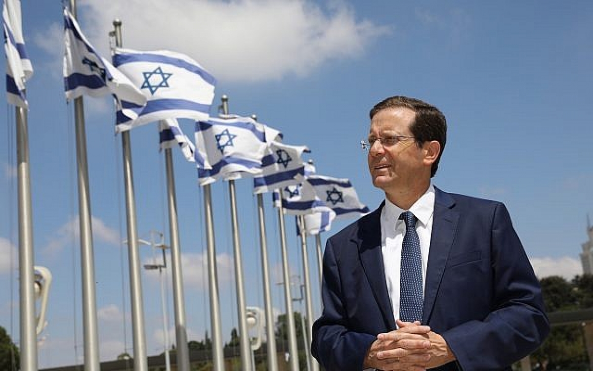 Tổng thống mới của Israel ông Isaac Herzog - Ảnh timesofisrael