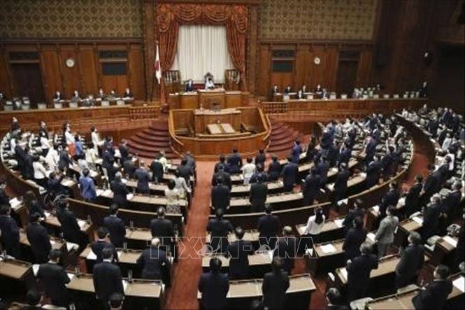 Toàn cảnh một phiên họp Quốc hội Nhật Bản tại thủ đô Tokyo. Ảnh: Kyodo/TTXVN