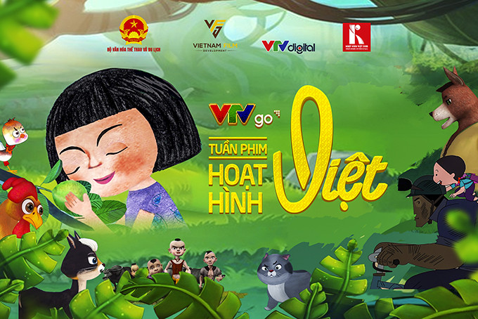 Hình ảnh giới thiệu tuần phim hoạt hình Việt trên ứng dụng VTVGo. Ảnh: vtv.vn