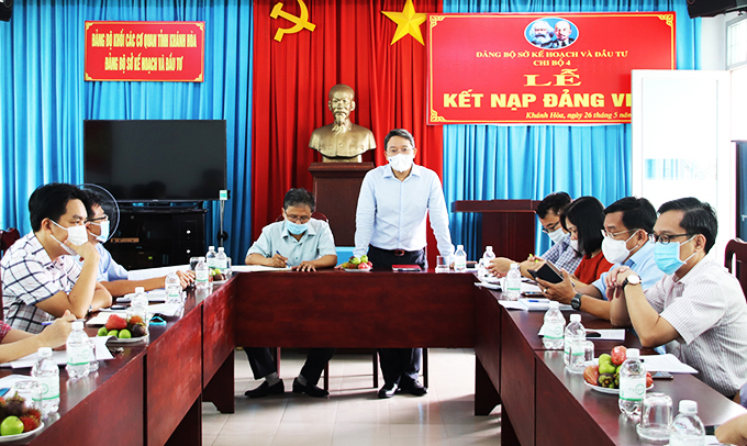 Ông Nguyễn Hải Ninh phát biểu tại buổi làm việc.