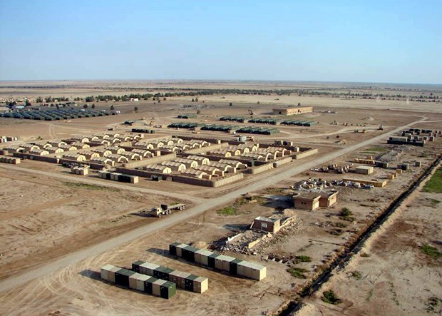 Một căn cứ quân sự của Mỹ tại Iraq. Ảnh minh họa.(Ảnh: Alwaght)