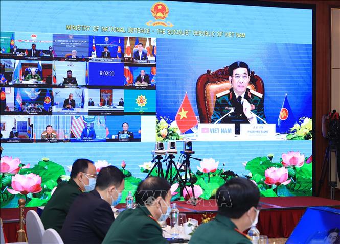 Hội nghị Bộ trưởng Quốc phòng các nước ASEAN mở rộng lần thứ 8. Ảnh: TTXVN