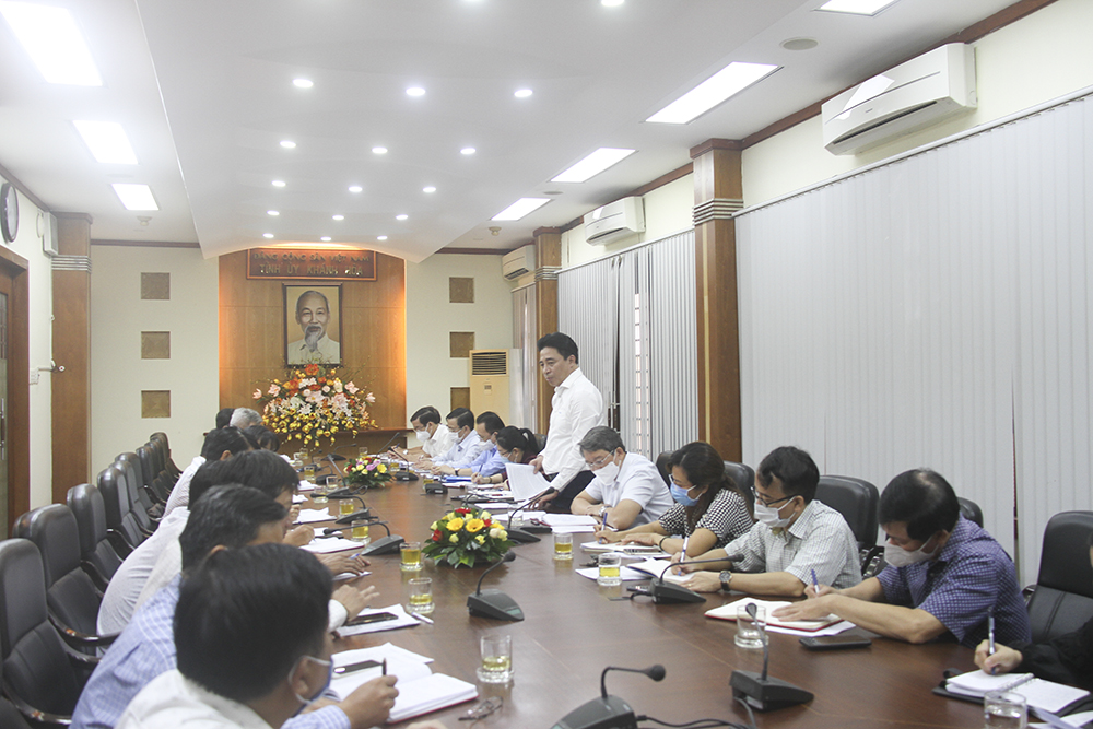 Phó Bí thư thường trực Tỉnh ủy Nguyễn Khắc Toàn kết luận hội chỉ đạo hội nghị