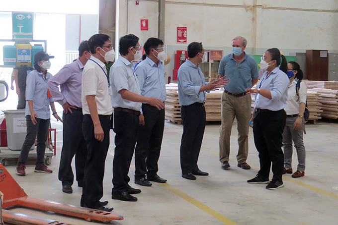 Đoàn công tác Bộ Y tế kiểm tra tại nơi sản xuất của Công ty TNHH Rapexco Đại Nam