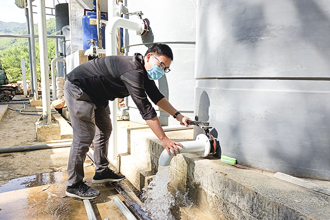 Xã Sơn Bình: Nâng cấp hệ thống cấp nước sinh hoạt