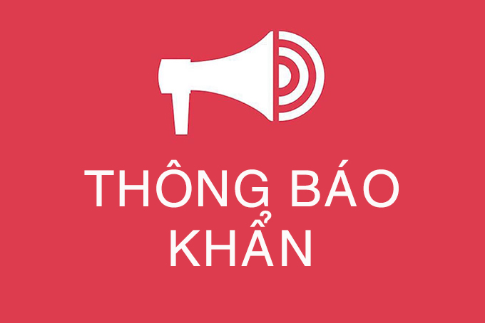 Thông báo khẩn tìm người liên quan đến trường hợp dương tính với SARS-CoV-2
