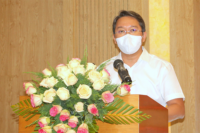 Ông Nguyễn Hải Ninh phát biểu tại buổi lễ