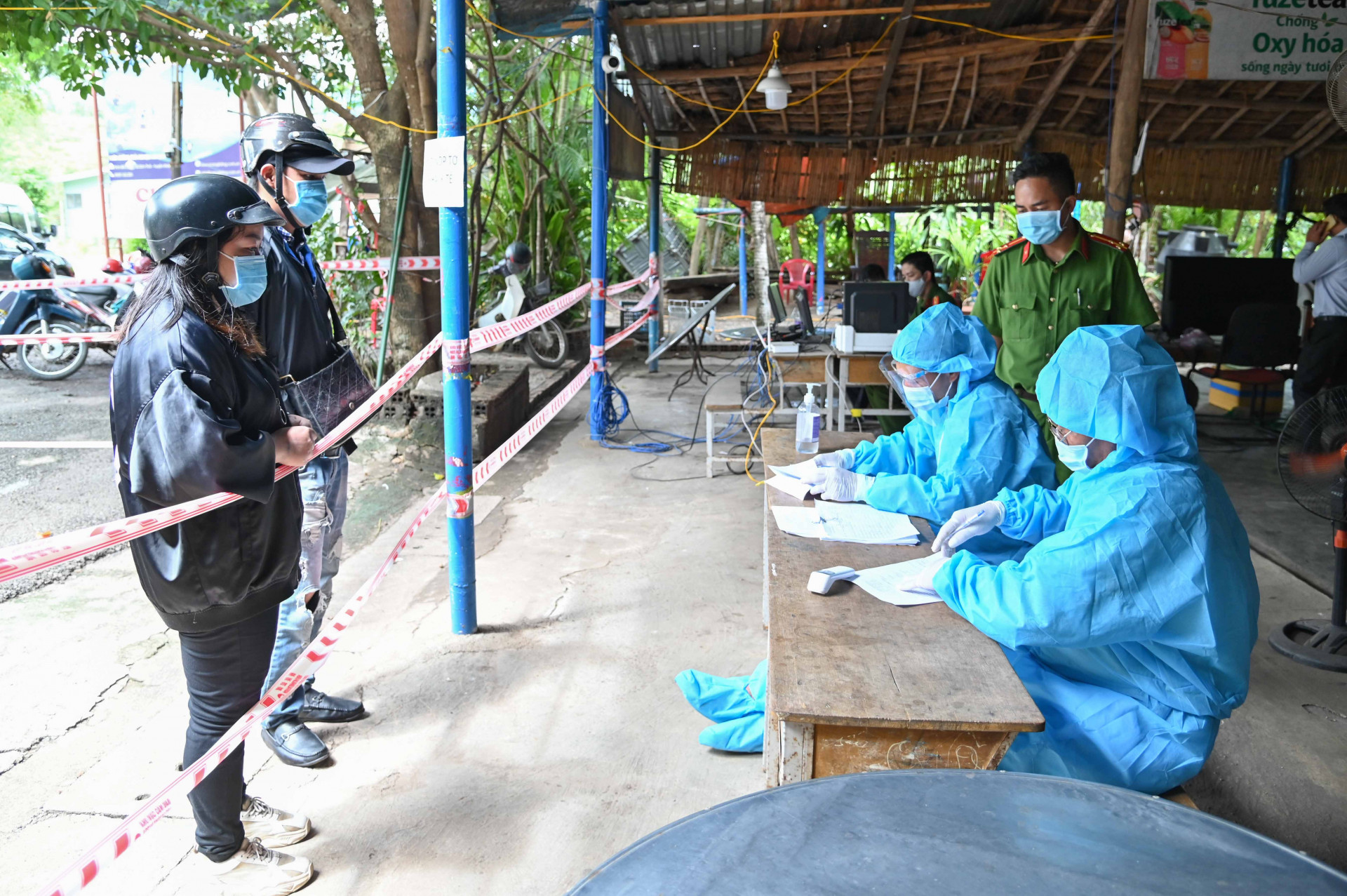 Công tác kiểm soát người di chuyển từ hướng tỉnh Lâm Đồng vào địa bàn tỉnh