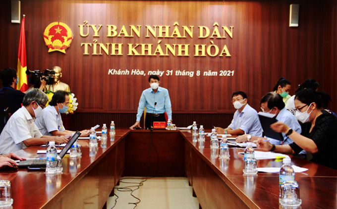 Ông Đinh Văn Thiệu kết luận tại cuộc họp trực tuyến.