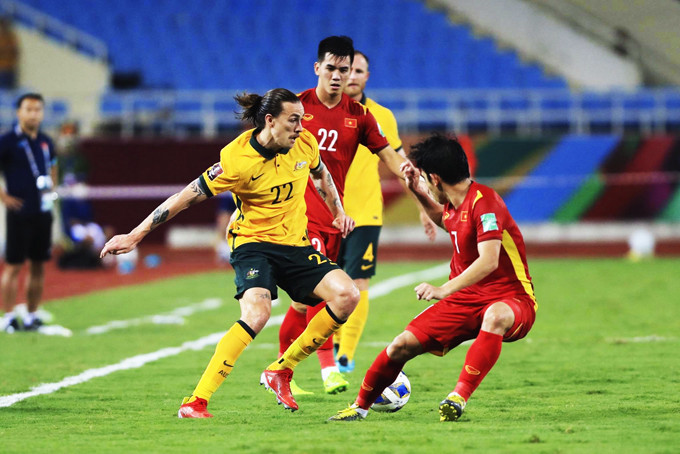 Đội tuyển Việt Nam đang có sự tự tin trước những đối thủ mạnh hơn như Australia  tại vòng loại thứ ba World Cup 2022 khu vực châu Á.