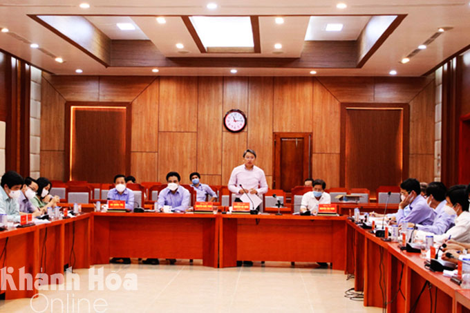 Ông Nguyễn Hải Ninh kết luận tại cuộc họp.