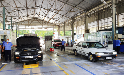 Đăng kiểm phương tiện hoạt động bình thường