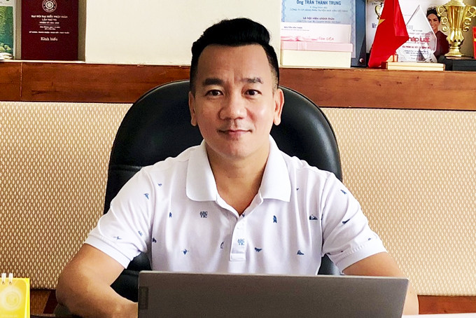 Ông Trần Thành Trung - Tổng Giám đốc Công ty Cổ phần Hoàn Cầu Ninh Hòa
