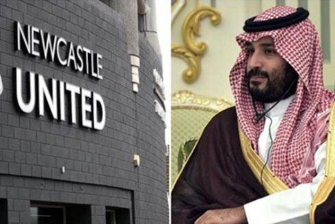 Thái tử Mohammad Bin Salman, ông chủ mới của câu lạc bộ Newcastle.