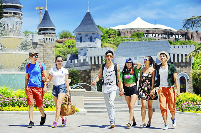 Khu vui chơi giải trí VinWonders Nha Trang sẽ đón khách tham quan từ ngày 29-10. (Ảnh chụp năm 2020)