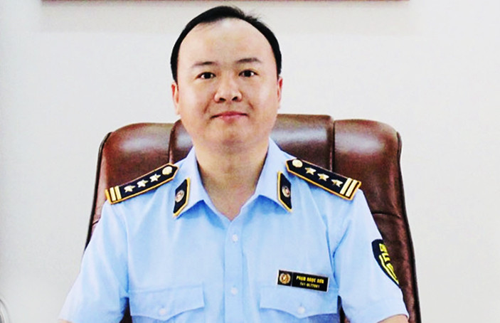 Ông Phạm Ngọc Sơn - Quyền Cục trưởng Cục Quản lý thị trường tỉnh Khánh Hòa