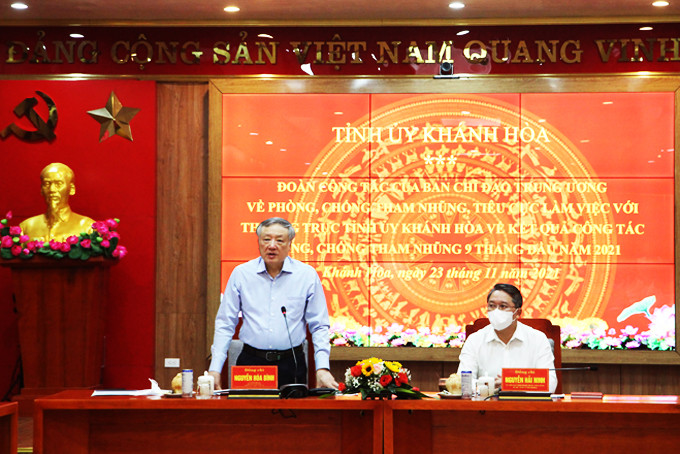 Ông Nguyễn Hòa Bình kết luận hội nghị.