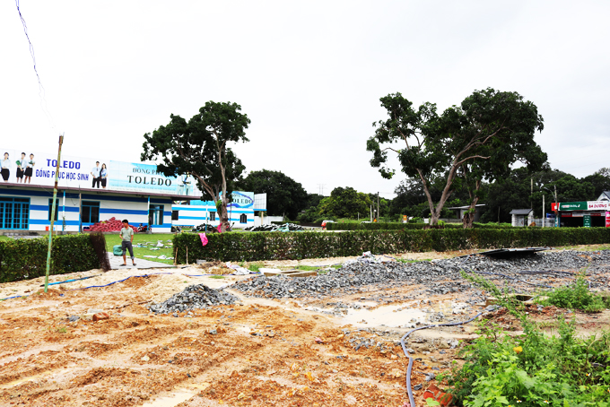 Cải tạo đất trái phép ven đầm Thủy Triều