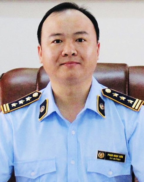 Ông Phạm Ngọc Sơn - Quyền Cục trưởng Cục QUản lý thị trường tỉnh Khánh Hòa