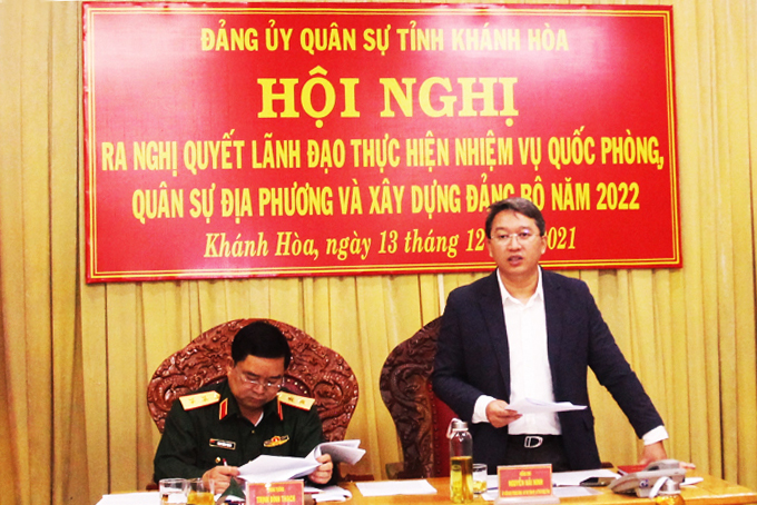 Hội nghị lãnh đạo nhiệm vụ quốc phòng, quân sự năm 2022
