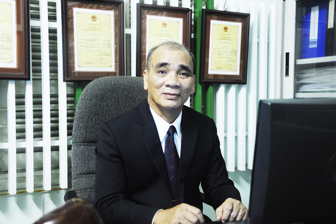 Ông Lê Bền - Phó Chủ tịch Hiệp hội Nuôi biển Việt Nam, Giám đốc Công ty TNHH Trí Tín