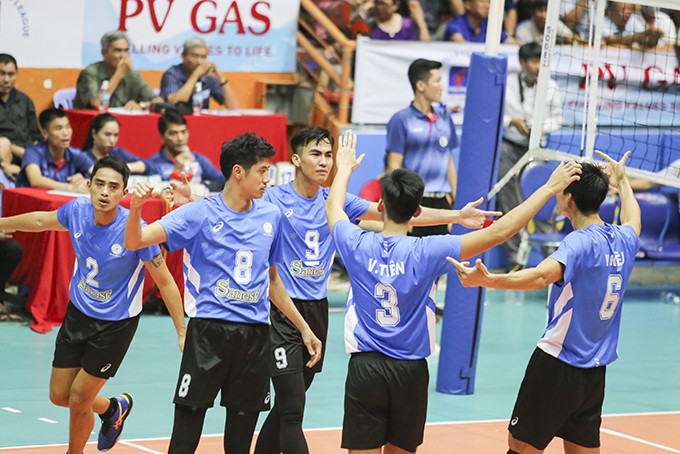 Đội bóng Sanest Khánh Hòa tại giải vô địch quốc gia.