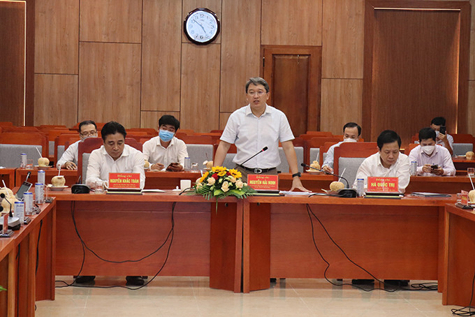 Ông Nguyễn Hải Ninh kết luận cuộc họp.