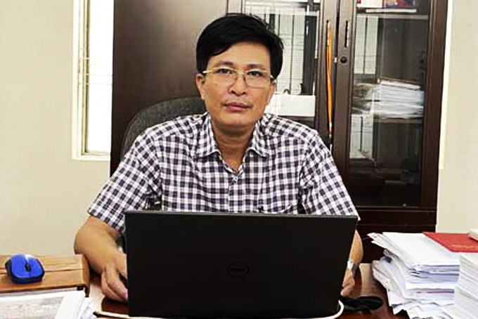  Ông Bùi Minh Sơn - Trưởng phòng Khoáng sản, Nước, Khí tượng thủy văn và Biến đổi khí hậu, Sở Tài nguyên và Môi trường