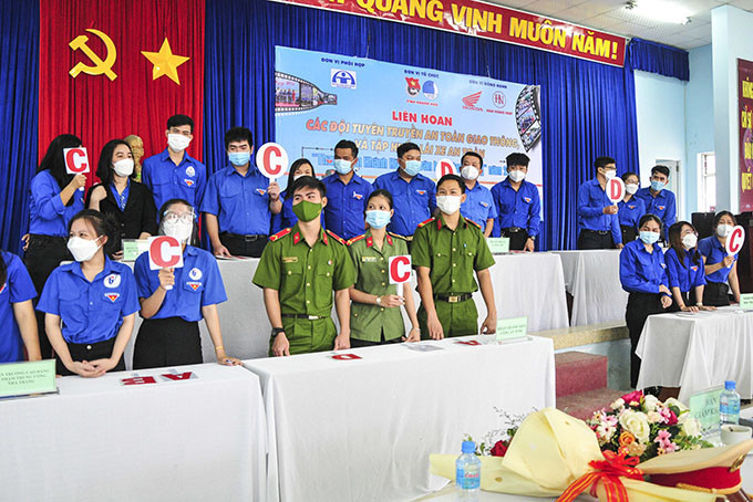Liên hoan các đội tuyên truyền an toàn giao thông vừa được Tỉnh đoàn - Hội Liên hiệp Thanh niên Việt Nam tỉnh tổ chức.