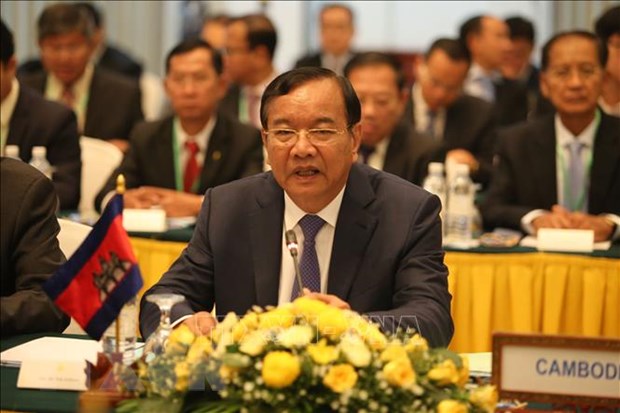 Phó Thủ tướng kiêm Bộ trưởng Bộ Ngoại giao Campuchia Prak Sokhonn. Ảnh tư liệu: TTXVN