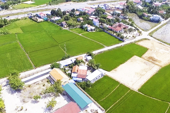 Đất trồng lúa được chuyển đổi mục đích sử dụng tại xã Vĩnh Thạnh, Nha Trang (ảnh minh họa).