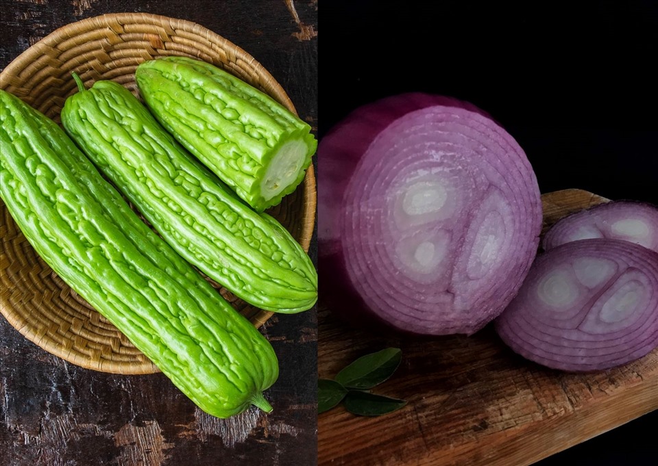 Lợi ích khi kết hợp hành tím và khổ qua làm nước ép