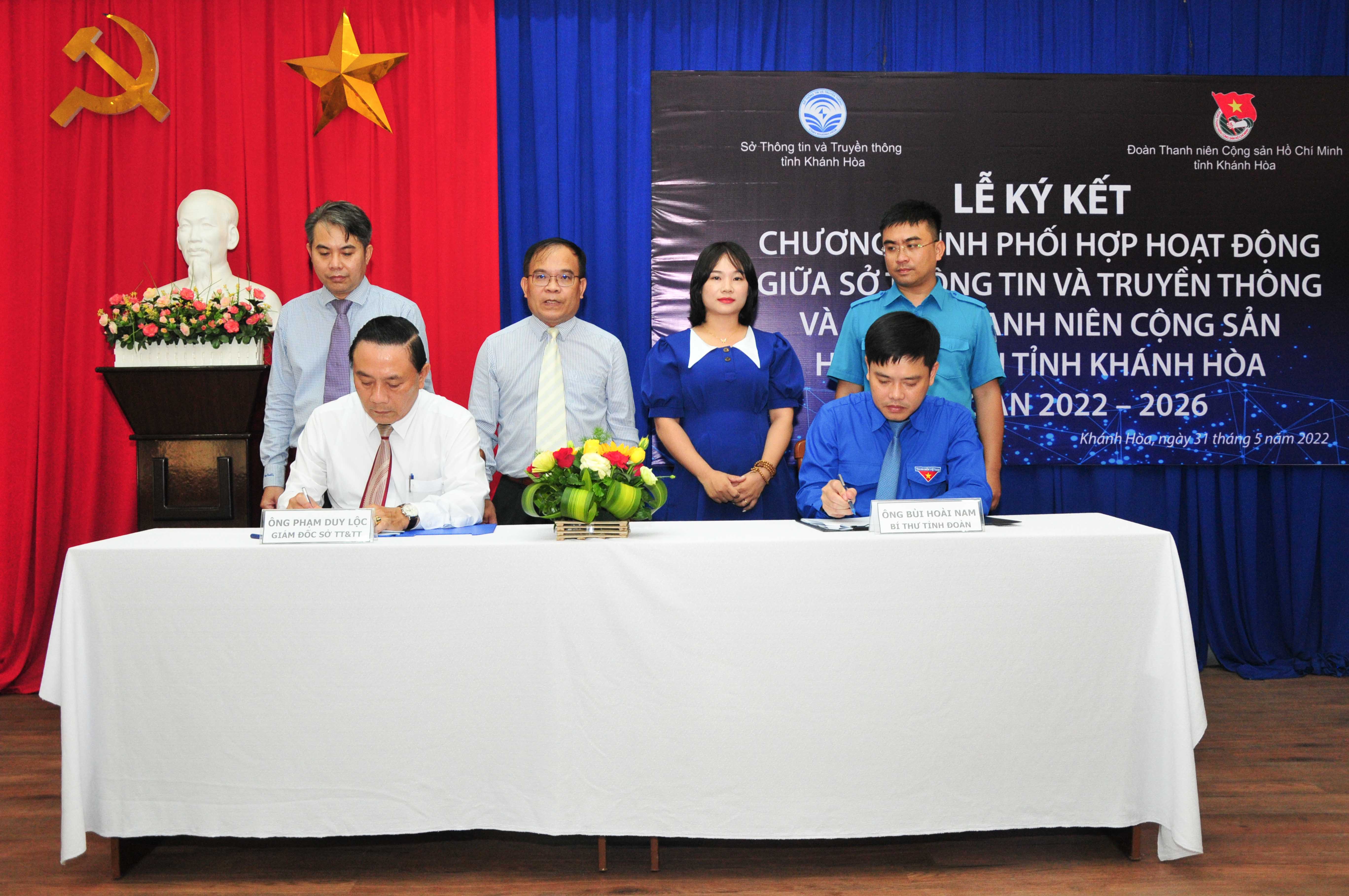 Tỉnh đoàn - Sở Thông tin và Truyền thông ký kết chương trình phối hợp hoạt động giai đoạn 2022 - 2026