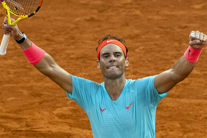 Thế giới Tennis đang đón chờ kỷ lục mới từ  "ông vua sân đất nện " Nadal. 