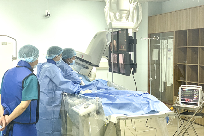 Bệnh viện Quân y 87: Áp dụng nhiều kỹ thuật can thiệp mạch tiên tiến
