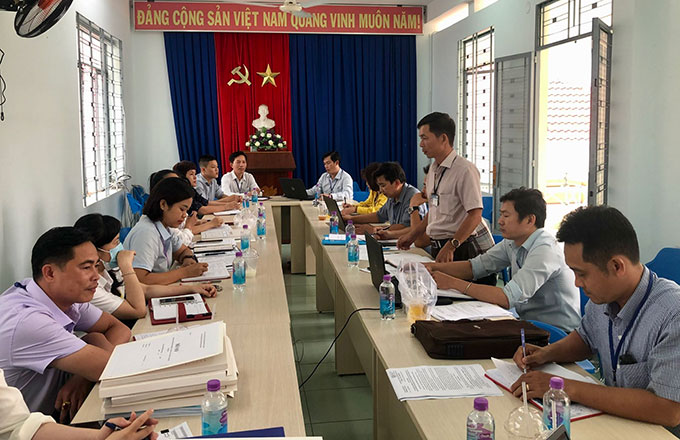 Ông Nguyễn Văn Minh - Phó Giám đốc Sở Nội vụ kết luận tại buổi kiểm tra.