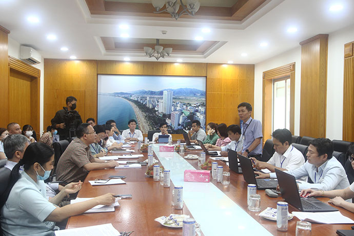 Ông Nguyễn Văn Minh - Phó Giám đốc Sở Nội vụ kết luận tại buổi kiểm tra.